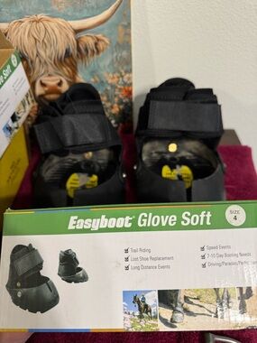 Easyboot Glove Soft Horse Bell Boots - Black